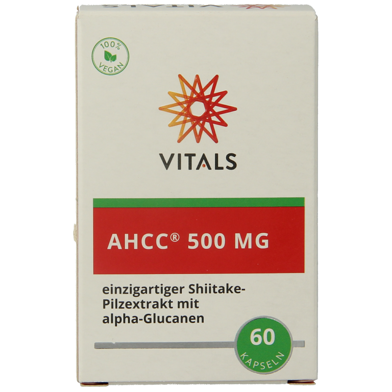 Vitals AHCC 500mg 60 Capsules