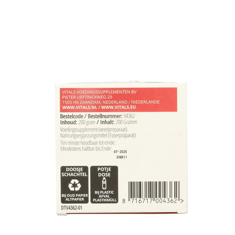 Vitals Guarboonvezels 200 Gram