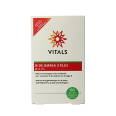 Vitals Kids omega 3 plus jellies 60.00 Stuks