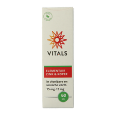 Vitals Elementair zink & koper 60.00 Milliliter