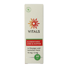 Vitals Elementair zink & koper 60.00 Milliliter