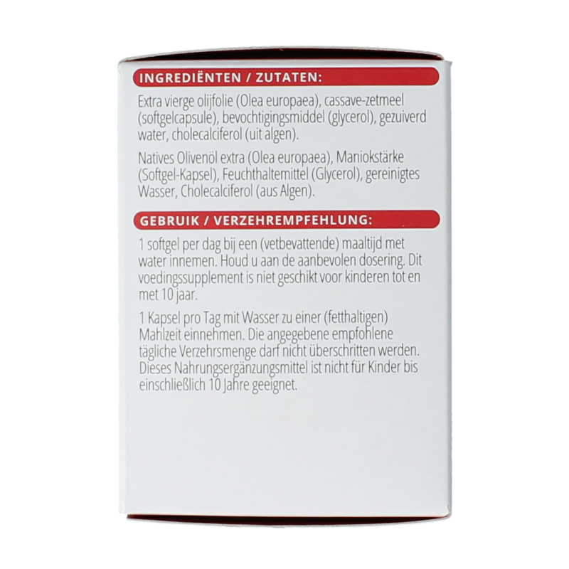 Vitals Vitamine D3 1000IE vegan 100 Softgels