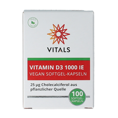 Vitals Vitamine D3 1000IE vegan 100 Softgels