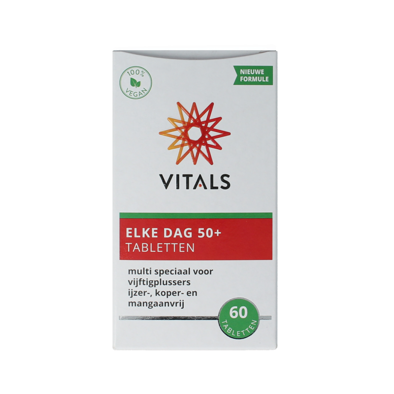 Vitals Elke dag 50+ 60 Tabletten