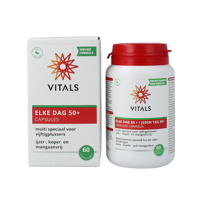 Vitals Elke dag 50+ 60.00 Capsules