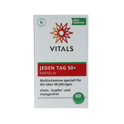Vitals Elke dag 50+ 60.00 Capsules