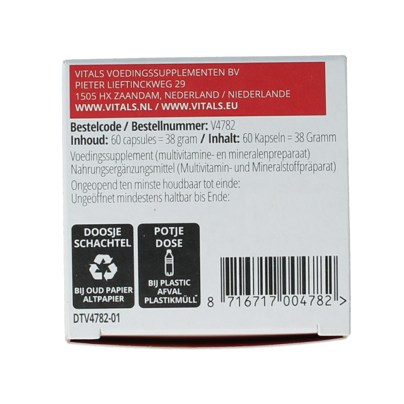 Vitals Elke dag capsules 60 Capsules
