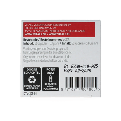Vitals Cacaoflavanolen hf 60 Capsules