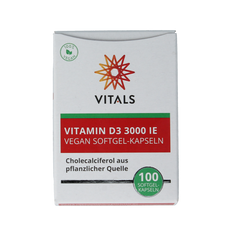 Vitals Vitamine D3 3000 ie 100.00 Softgels