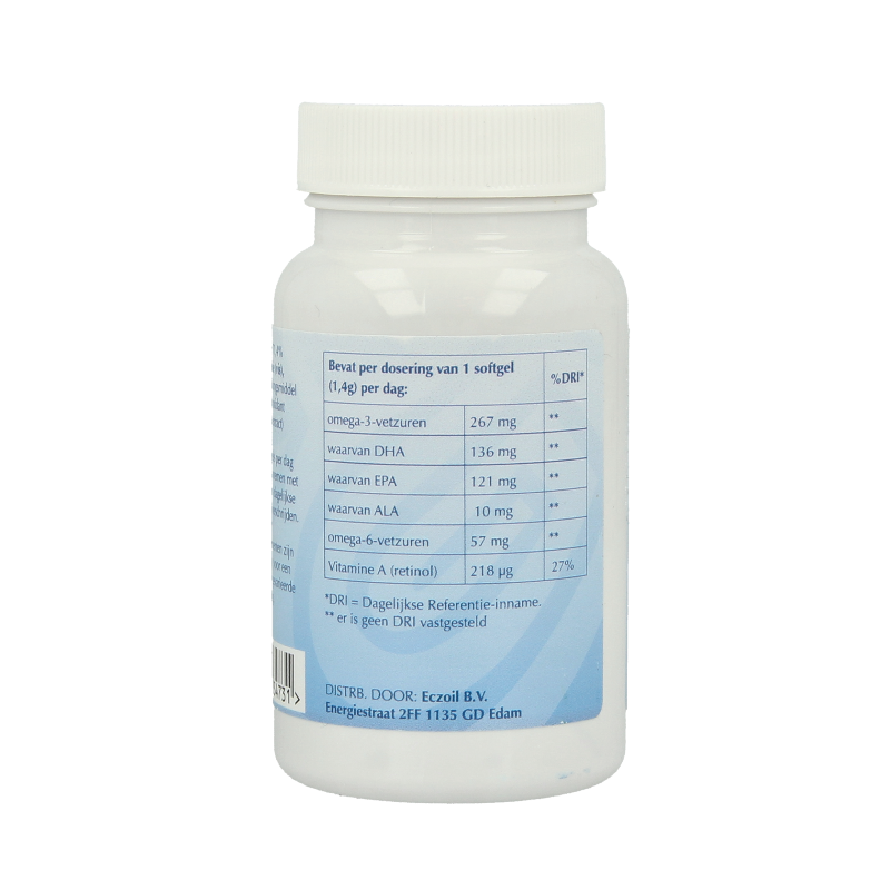 Eczoil Pijlstaartrog olie  30 Softgels