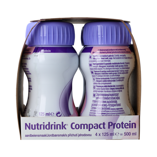 Nutridrink Compact proteine aardbei 125ml 4.00 Stuks