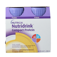 Nutricia Compact protein banaan 125 gram 4 Stuks