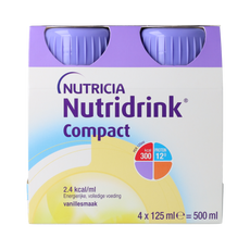 Nutridrink Compact vanille 125ml 4.00 Stuks