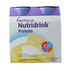 Nutridrink Protein vanille 200ml 4.00 Stuks