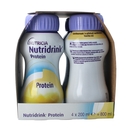 Nutridrink Protein vanille 200ml 4.00 Stuks