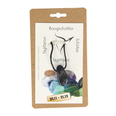 Steengoed Sterrenbeeldsteen hanger boogschutter  1.00 Stuks