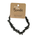 Steengoed Splitarmband toermalijn zwart 1 Stuks