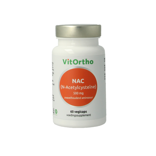 VitOrtho NAC N-Acetyl cysteine 500mg 60 Vegetarische capsules
