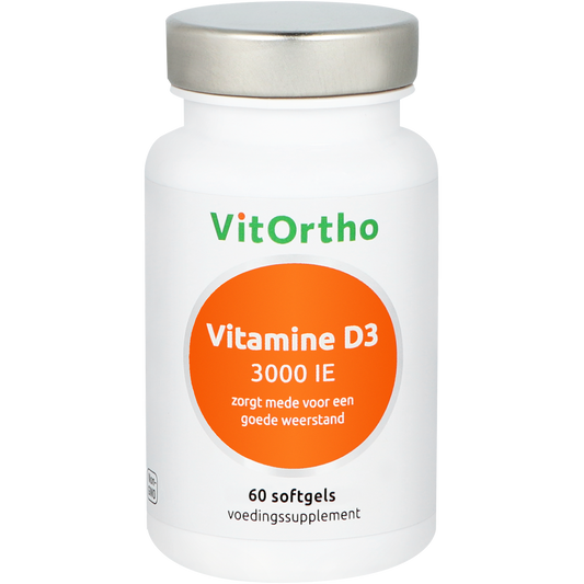 VitOrtho Vitamine D3 3000IE 60.00 Softgels