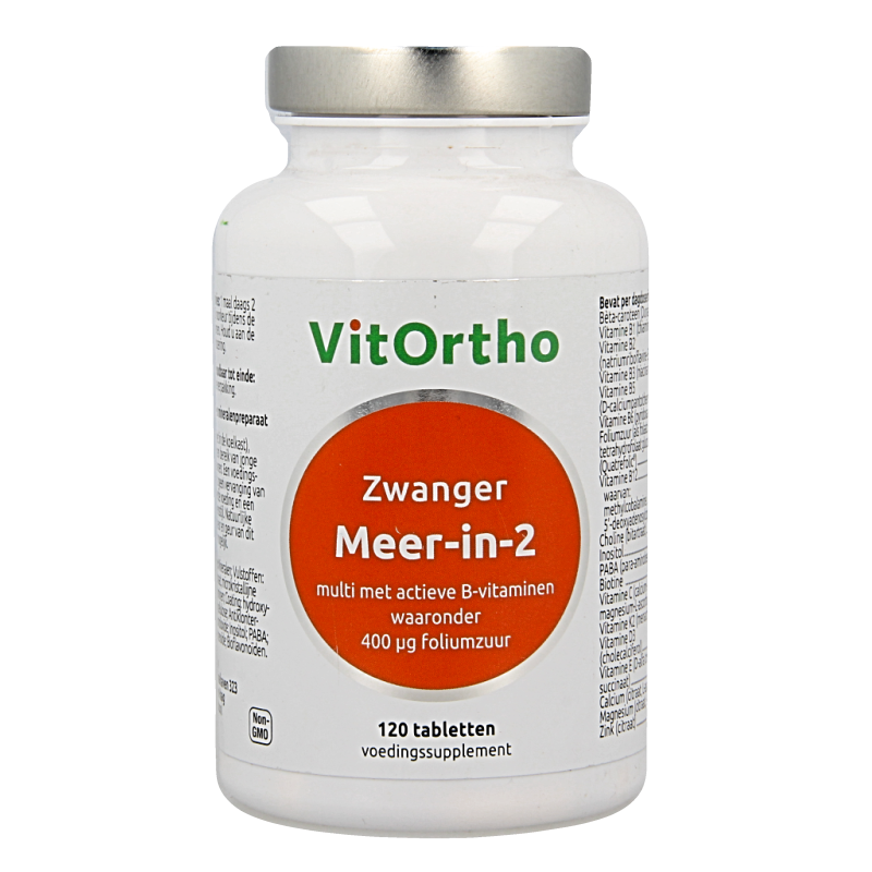 VitOrtho Meer in 2 zwanger 120 Tabletten