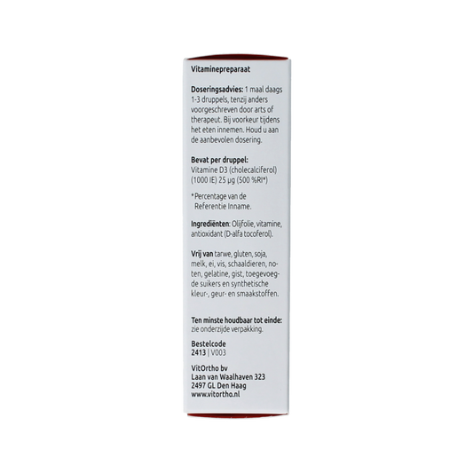 VitOrtho Vitamine D3 1000IE druppels 20.00 Milliliter