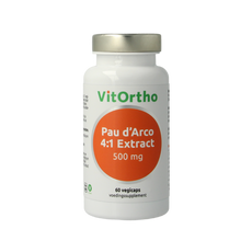 VitOrtho Pau d'arco extract 500mg 60.00 Vegetarische capsules