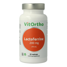 VitOrtho Lactoferrine 200 mg 60.00 Vegetarische capsules