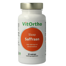 VitOrtho Saffraan slaap 60 Vegetarische capsules