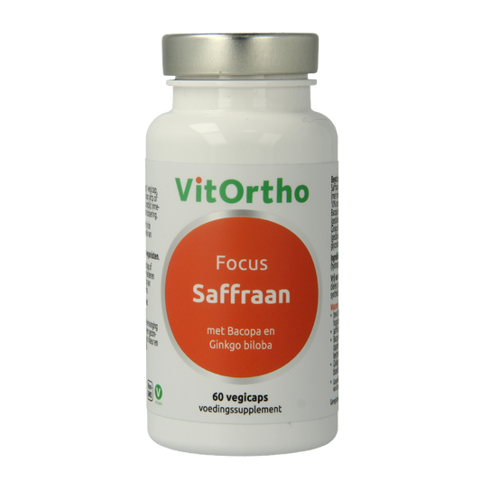 VitOrtho Saffraan focus 60 Vegetarische capsules
