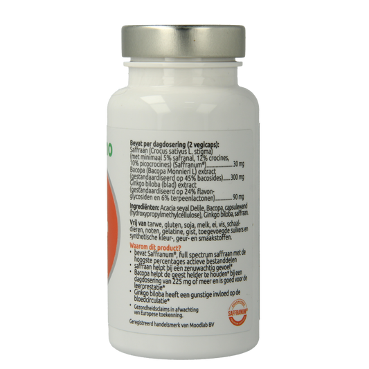 VitOrtho Saffraan focus 60.00 Vegetarische capsules