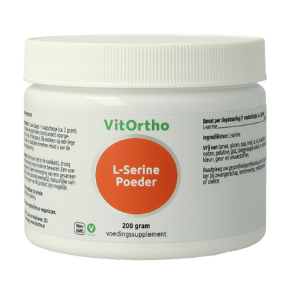 VitOrtho L-Serine poeder 200.00 Gram