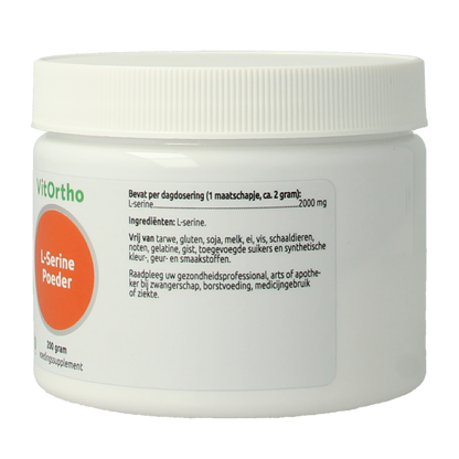 VitOrtho L-Serine poeder 200.00 Gram