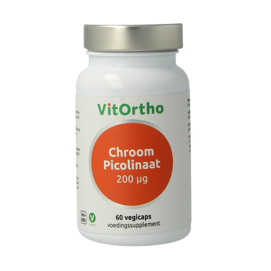 VitOrtho Chroom picolinaat 200mcg 60 Vegetarische capsules