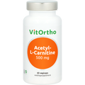 VitOrtho Acetyl-L-Carnitine 500mg 60.00 Vegetarische capsules