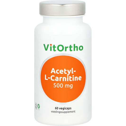 VitOrtho Acetyl-L-Carnitine 500mg 60.00 Vegetarische capsules