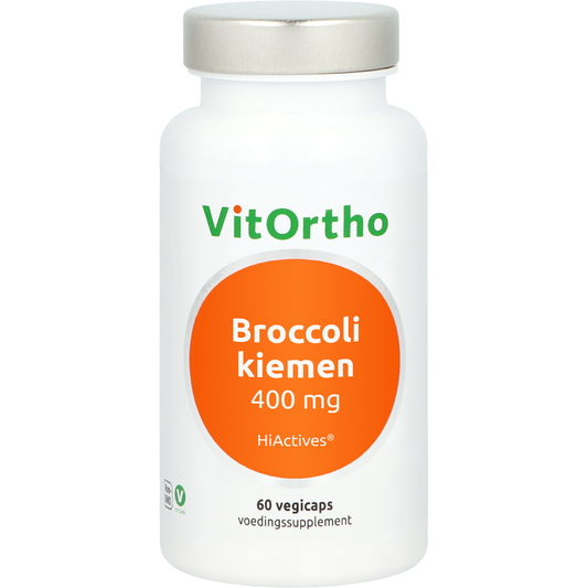 VitOrtho Broccolikiemen 400mg hi active 60 Vegetarische capsules