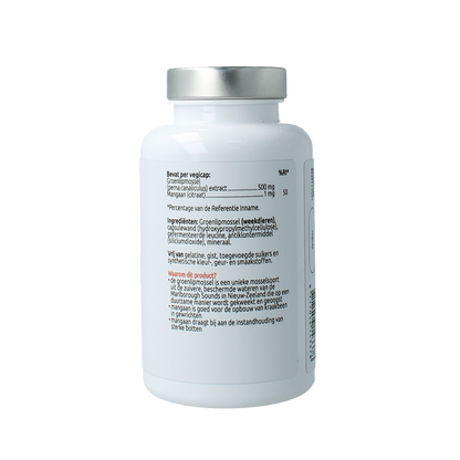 VitOrtho Groenlipmosselextract 500mg 120.00 Vegetarische capsules