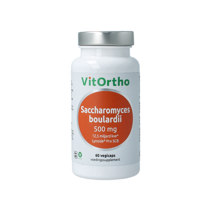 VitOrtho Saccharomyces boulardii 500mg 60.00 Vegetarische capsules