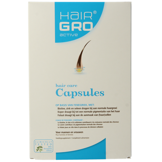 Hairgro Active haargroei bevorderend 60.00 Capsules