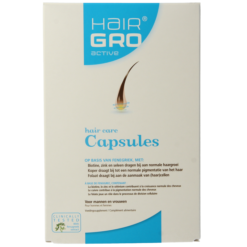 Hairgro Active haargroei bevorderend 60 Capsules