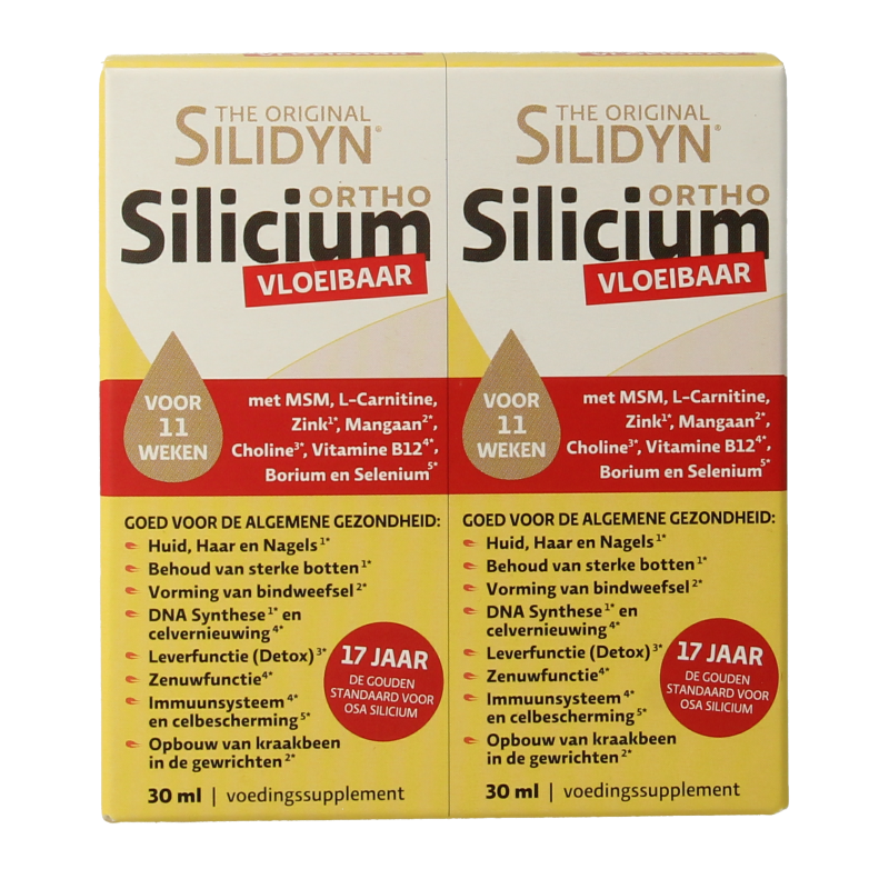 Silidyn Ortho silicium duoverpakking 2 x 30ml  60 Milliliter