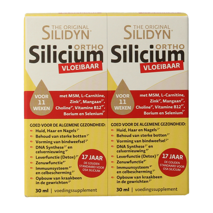 Silidyn Ortho silicium duoverpakking 2 x 30ml  60.00 Milliliter