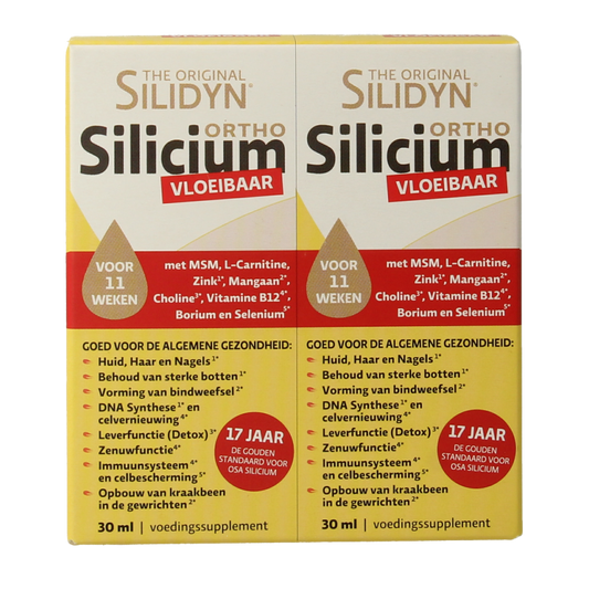 Silidyn Ortho silicium duoverpakking 2 x 30ml  60 Milliliter