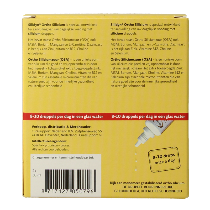 Silidyn Ortho silicium duoverpakking 2 x 30ml  60 Milliliter