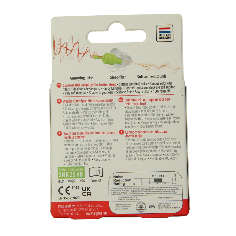 Alpine Sleepsoft oordopjes 1 Paar