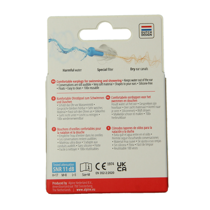 Alpine Swimsafe oordopjes 1.00 Paar