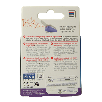 Alpine Sleepdeep earplugs 1.00 Paar