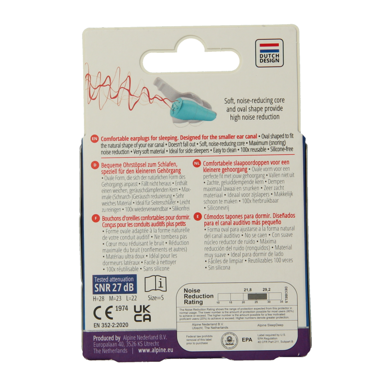 Alpine Sleepdeep earplugs mini 1 Paar