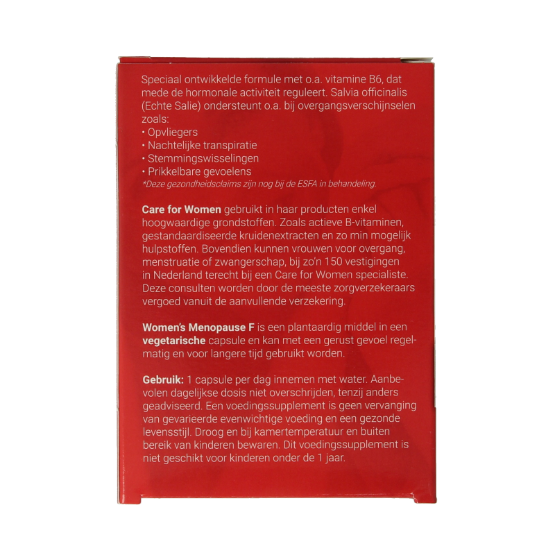 Care For Women Menopause forte 30 Vegetarische capsules