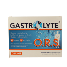 Gastrolyte O.R.S. Orange 10.00 Sachets